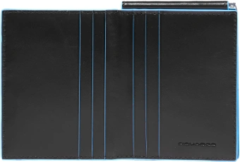 Портмоне Piquadro Blue Square PU3890B2/N черный натур.кожа - купить недорого с доставкой в интернет-магазине