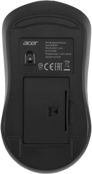 Мышь Acer OMR501 черный оптическая 1600dpi silent беспров. USB 4but (ZL.MCE11.016) - купить недорого с доставкой в интернет-магазине