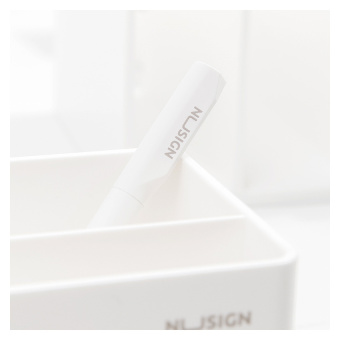 Ручка гелев. Deli Nusign NS552white белый черн. черн. линия 0.5мм - купить недорого с доставкой в интернет-магазине