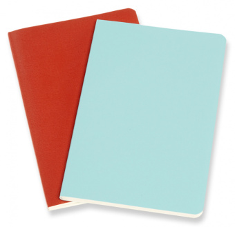Блокнот Moleskine VOLANT QP711F16B24 Pocket 90x140мм 80стр. линейка мягкая обложка оранжевый/голубой (2шт) - купить недорого с доставкой в интернет-магазине