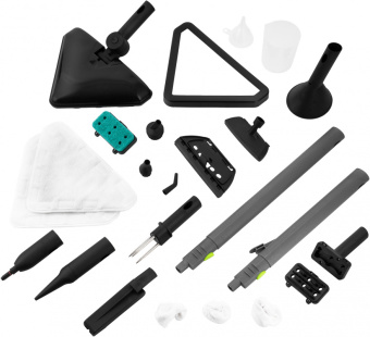 Пароочиститель напольный Kitfort KT-935 2000Вт черный - купить недорого с доставкой в интернет-магазине