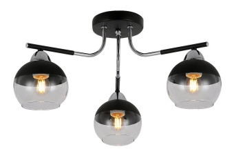 Люстра Hiper Tommy H181-3 потолоч. черный - купить недорого с доставкой в интернет-магазине