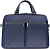 Деловая сумка Piquadro Orion CA6623S136/BLU с отделением для ноутбука синий ткань/натур.кожа