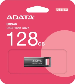 Флеш Диск A-Data 128GB UR340 AROY-UR340-128GBK USB3.2 черный - купить недорого с доставкой в интернет-магазине