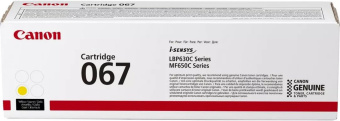 Картридж лазерный Canon 067Y 5099C002 желтый (1250стр.) для Canon LBP631/633/MF651/655/657 - купить недорого с доставкой в интернет-магазине