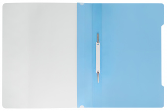 Папка-скоросшиватель Бюрократ Pastel -PSLPAST/BLUE A4 прозрач.верх.лист пластик голубой 0.14/0.18 - купить недорого с доставкой в интернет-магазине