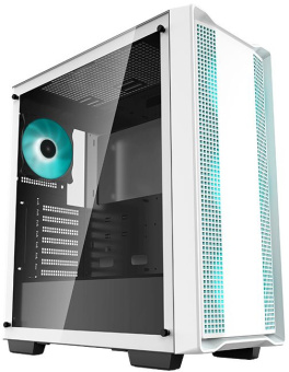 Корпус Deepcool CC560 V2 белый без БП ATX 8x120mm 5x140mm 1xUSB2.0 audio bott PSU - купить недорого с доставкой в интернет-магазине