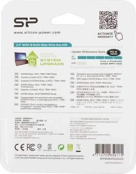 Накопитель SSD Silicon Power SATA-III 256GB SP256GBSS3A55S25 Ace A55 2.5" - купить недорого с доставкой в интернет-магазине