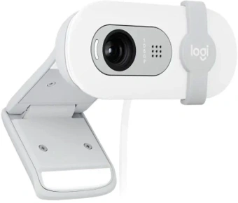 Камера Web Logitech HD Webcam Brio 100 Full белый 2Mpix (1920x1080) USB Type-C с микрофоном (960-001618) - купить недорого с доставкой в интернет-магазине
