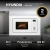 Микроволновая печь Hyundai HBW 2040 WG 20л. 800Вт белый (встраиваемая) - купить недорого с доставкой в интернет-магазине