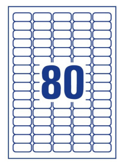 Этикетки Avery Zweckform L4732REV-25 35.6x16.9мм 80шт на листе/70г/м2/25л./белый матовое самоклей. универсальная - цена, купить или заказать с доставкой в интернет-магазине Этикетки Avery Zweckform L4732REV-25 35.6x16.9мм 80шт на листе/70г/м2/25л./белый матовое самоклей. универсальная - купить недорого с доставкой в интернет-магазине