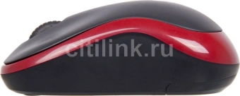 Мышь Logitech M185 черный/красный оптическая 1000dpi беспров. USB для ноутбука 2but (910-002633) - купить недорого с доставкой в интернет-магазине