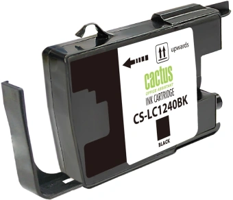 Картридж струйный Cactus CS-LC1240BK черный (24мл) для Brother MFC-J6510/6910DW с чипом - купить недорого с доставкой в интернет-магазине