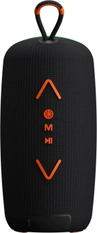 Колонка порт. Ural Молния Огонь черный/оранжевый 35W 1.1 BT/3.5Jack/USB-C 10м 2200mAh (без.бат) (УРАЛ МОЛНИЯ ОГОНЬ) - купить недорого с доставкой в интернет-магазине