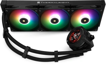 Система водяного охлаждения Thermalright Core Vision 360 ARGB Soc-AM5/AM4/1200/1700/1851 черный 4-pin 27.7dB Al LCD Ret (C-VISION-360-BL-ARGB) - купить недорого с доставкой в интернет-магазине
