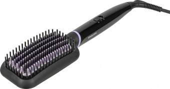 Расческа-выпрямитель Philips BHH880/00 черный макс.темп.:200С покрытие:керамико-турмалиновое - купить недорого с доставкой в интернет-магазине