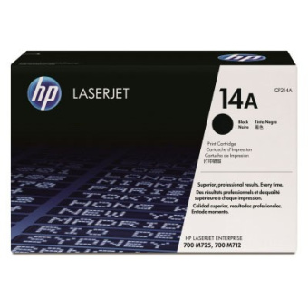 Картридж лазерный HP 14A CF214A черный (10000стр.) для HP LJ 700/M712 - купить недорого с доставкой в интернет-магазине