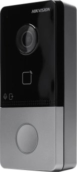 Видеопанель Hikvision DS-KV6113-WPE1(C) цветной сигнал CMOS цвет панели: черный - купить недорого с доставкой в интернет-магазине