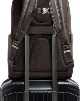 Рюкзак мужской Piquadro Black Square CA6503B3/TM темно-коричневый натур.кожа - купить недорого с доставкой в интернет-магазине