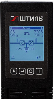 Источник бесперебойного питания Штиль STR1101SL 900Вт 1000ВА черный - купить недорого с доставкой в интернет-магазине