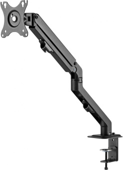 Кронштейн для мониторов Ultramounts UM728 черный 17"-27" макс.7кг крепление к столешнице поворот и наклон - цена, купить или заказать с доставкой в интернет-магазине Кронштейн для мониторов Ultramounts UM728 черный 17"-27" макс.7кг крепление к столешнице поворот и наклон - купить недорого с доставкой в интернет-магазине