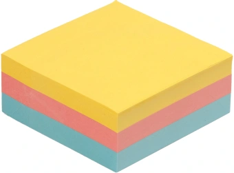 Блок самоклеящийся бумажный Silwerhof Eco 76x76мм 300лист. пастель 3цв.в упак. - купить недорого с доставкой в интернет-магазине