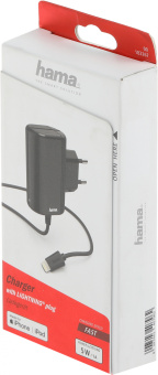 Сетевое зар./устр. Hama H-183267 5W 1A для Apple черный (00183267) - купить недорого с доставкой в интернет-магазине