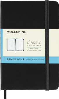 Блокнот Moleskine CLASSIC MM713 Pocket 90x140мм 192стр. пунктир твердая обложка черный - купить недорого с доставкой в интернет-магазине