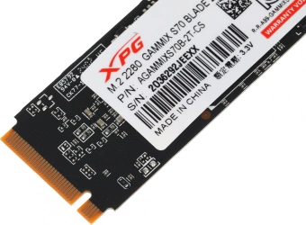 Накопитель SSD A-Data PCIe 4.0 x4 2TB AGAMMIXS70B-2T-CS XPG Gammix S70 Blade M.2 2280 - цена, купить или заказать с доставкой в интернет-магазине Накопитель SSD A-Data PCIe 4.0 x4 2TB AGAMMIXS70B-2T-CS XPG Gammix S70 Blade M.2 2280 - купить недорого с доставкой в интернет-магазине