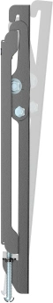 Кронштейн для телевизора Ultramounts UM847 черный 13"-43" макс.45кг настенный наклон - купить недорого с доставкой в интернет-магазине