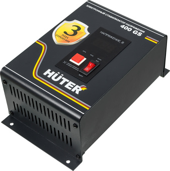 Стабилизатор напряжения Huter 400GS 0.35кВА однофазный серый (63/6/12) - купить недорого с доставкой в интернет-магазине