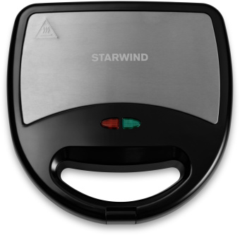 Сэндвичница Starwind SSW2346 750Вт черный/серебристый - купить недорого с доставкой в интернет-магазине