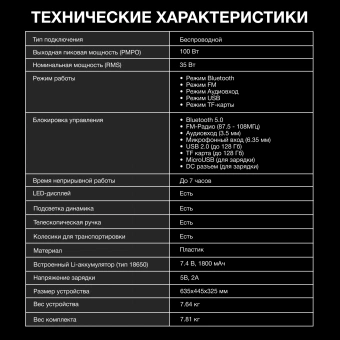Минисистема Hyundai H-MC1295 черный 35Вт FM USB BT micro SD - купить недорого с доставкой в интернет-магазине