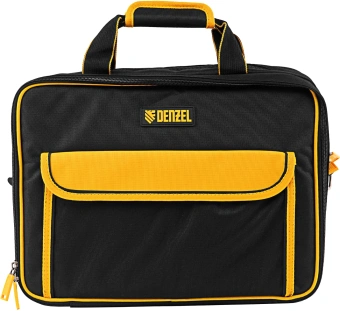 Сумка для инструментов Denzel 90295 10л 3отд. 28карм. черный/желтый - купить недорого с доставкой в интернет-магазине