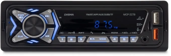Автомагнитола Digma MCP-227B 1DIN 2x45Вт v5.0 USB 2.0 AUX 2 ПДУ - купить недорого с доставкой в интернет-магазине