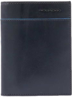 Кошелек мужской Piquadro Blue Square Revamp PU1393B2VR/BLU синий натур.кожа - купить недорого с доставкой в интернет-магазине