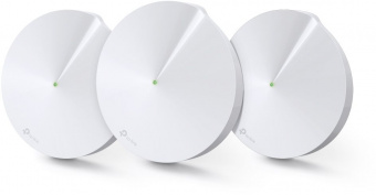 Бесшовный Mesh роутер TP-Link Deco M5 (DECO M5(3-PACK)) AC1300 10/100/1000BASE-TX белый (упак.:3шт) - купить недорого с доставкой в интернет-магазине