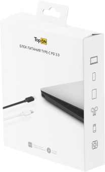Адаптер TopON TOP-HN65QW автоматический 65W 5V-20V 3.25A от бытовой электросети - купить недорого с доставкой в интернет-магазине