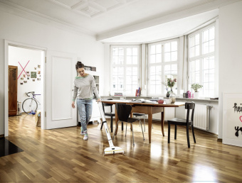 Пылесос паровой Karcher EWM 2 белый/серый - купить недорого с доставкой в интернет-магазине