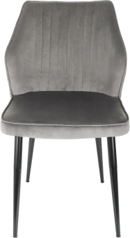 Стул для дома Бюрократ CH-K5 т.серый Holland 18 металл черный на ножках (CH-K5_1/HL18) - купить недорого с доставкой в интернет-магазине