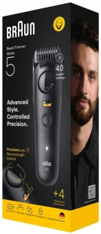 Триммер Braun BT5520 черный (насадок в компл:3шт) - цена, купить или заказать с доставкой в интернет-магазине Триммер Braun BT5520 черный (насадок в компл:3шт) - купить недорого с доставкой в интернет-магазине