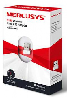 Сетевой адаптер WiFi Mercusys MW150US N150 USB 2.0 - купить недорого с доставкой в интернет-магазине