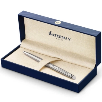 Ручка шариков. Waterman Hemisphere (S0920470) Steel CT M син. черн. подар.кор. - купить недорого с доставкой в интернет-магазине