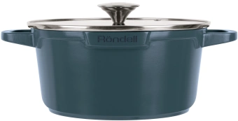 Кастрюля Rondell Azul Claro RDA-1501 4.5л. d=24см (с крышкой) синий - купить недорого с доставкой в интернет-магазине
