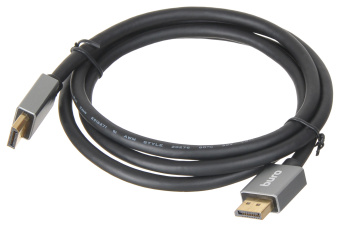 Кабель аудио-видео Buro V1.4 DisplayPort (m)/DisplayPort (m) 1.5м. позолоч.конт. черный (BHP-DPP-1.4-1.5G) - купить недорого с доставкой в интернет-магазине