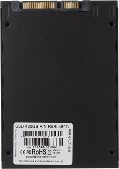 Накопитель SSD AMD SATA-III 480GB R5SL480G Radeon R5 2.5" - купить недорого с доставкой в интернет-магазине