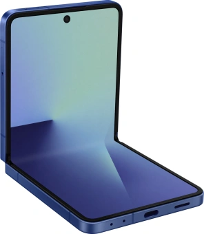 Смартфон Samsung SM-F766B Galaxy Flip7 512Gb 12Gb синий раскладной 3G 4G 1Sim 6.9" 1080x2520 Android 16 50Mpix 802.11 a/b/g/n/ac/ax/be NFC GPS GSM900/1800 GSM1900 Protect - купить недорого с доставкой в интернет-магазине