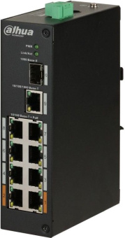 Коммутатор Dahua DH-PFS3110-8ET-96 (L2) 8x100Мбит/с 1x1Гбит/с 1SFP 6PoE+ 2PoE++ 96W неуправляемый - купить недорого с доставкой в интернет-магазине