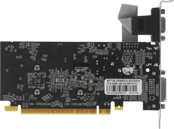 Видеокарта Afox PCI-E 2.0 AF730-2048D3L5 NVIDIA GeForce GT 730 2Gb 64bit GDDR3 900/1333 DVIx1 HDMIx1 CRTx1 HDCP Ret low profile - цена, купить или заказать с доставкой в интернет-магазине Видеокарта Afox PCI-E 2.0 AF730-2048D3L5 NVIDIA GeForce GT 730 2Gb 64bit GDDR3 900/1333 DVIx1 HDMIx1 CRTx1 HDCP Ret low profile - купить недорого с доставкой в интернет-магазине