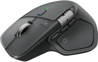 Мышь Logitech MX Master 4 графитовый оптическая 8000dpi беспров. BT/Radio USB для ноутбука 8but (910-007565) - купить недорого с доставкой в интернет-магазине